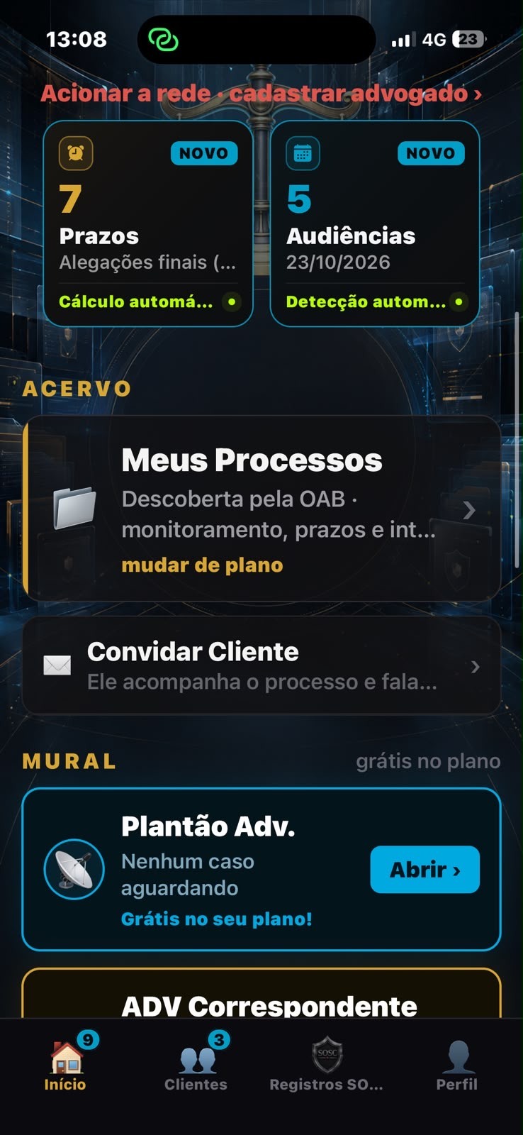 Painel advogado